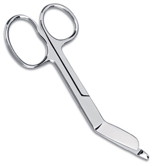 Bandage Scissor with One Large Ring